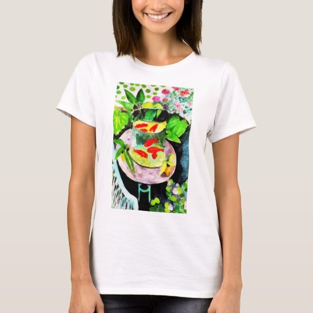 after Henri Matisse, The Goldfish, digital drawing T-Shirt (Front)