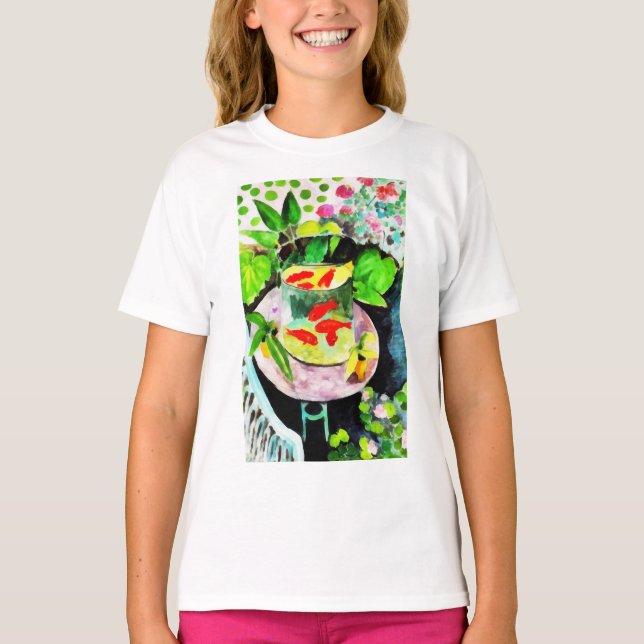 after Henri Matisse, The Goldfish, digital drawing T-Shirt (Front)