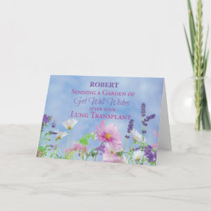 After Lung Transplant Get Well Wildflowers Card