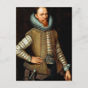 (after) Michiel Jansz van Mierevelt: Maurice of Na Postcard