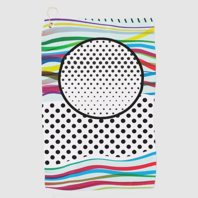 After Morris and POP Chiffon Scarf Golf Towel (Front)