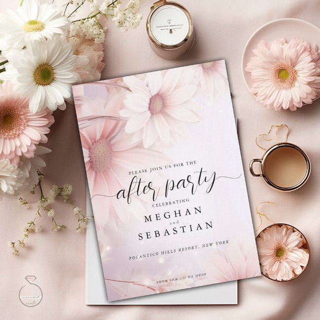 After Party Blush Pink Daisy Enclosure Card (Creator Uploaded)