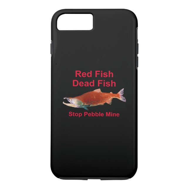 After Salmon - Stop Pebble Mine Case-Mate iPhone Case (Back)