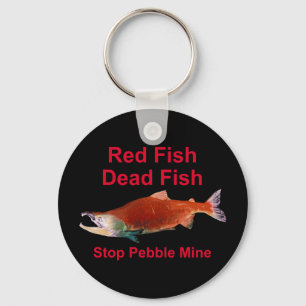 After Salmon - Stop Pebble Mine Key Ring