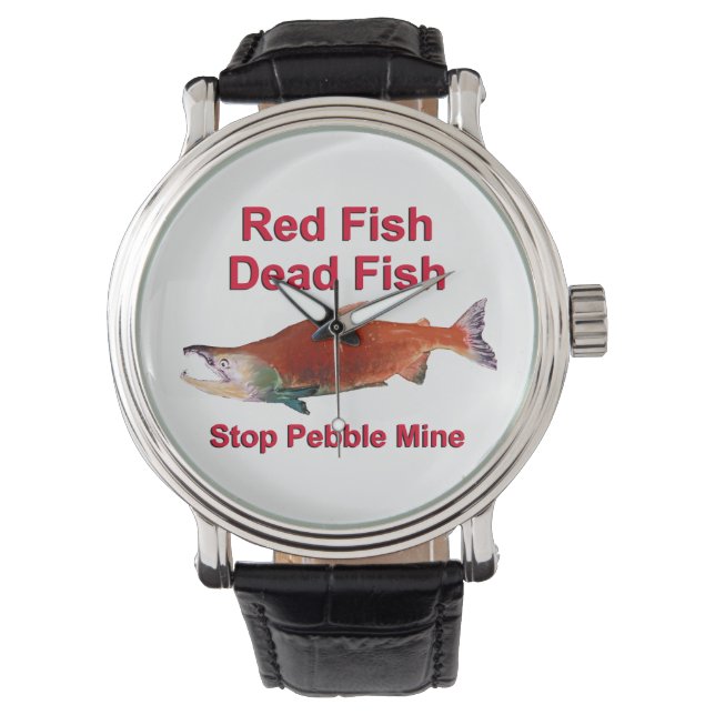 After Salmon - Stop Pebble Mine Watch (Front)