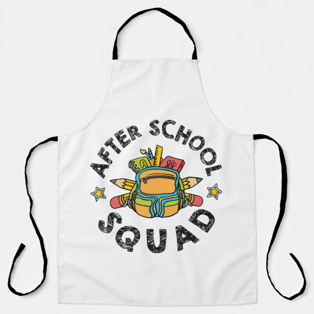After School Squad Enrichment Director Staff Apron (Front)