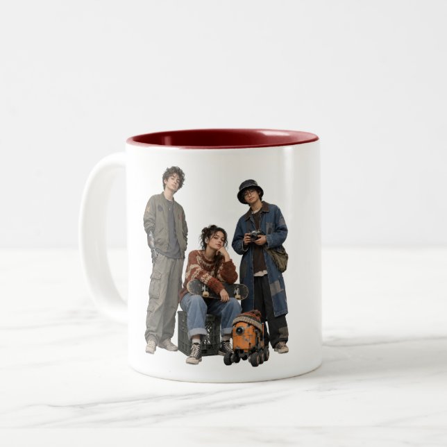 After School Two-Tone Coffee Mug (Front Left)