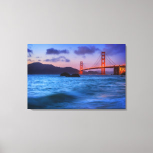 After sunset out at Baker Beach Canvas Print