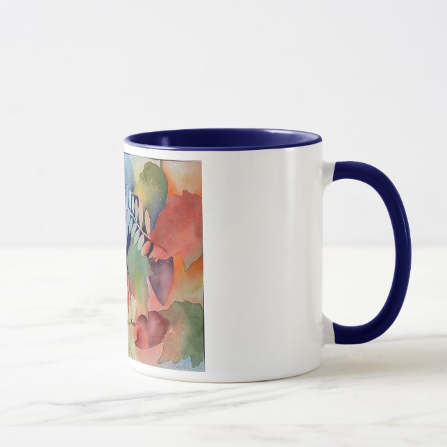 "After The Fall" - a watercolor by J. Fischer Mug (Right)