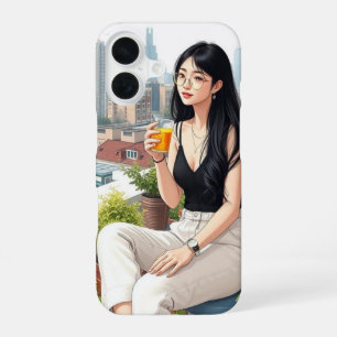 After the Garden, a Sip of Calm iPhone 16 Case