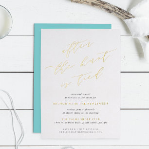 After the Knot is Tied   Post Wedding Brunch