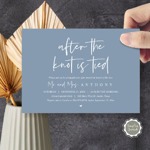 After the knot tied, Happily Ever After Brunch Invitation