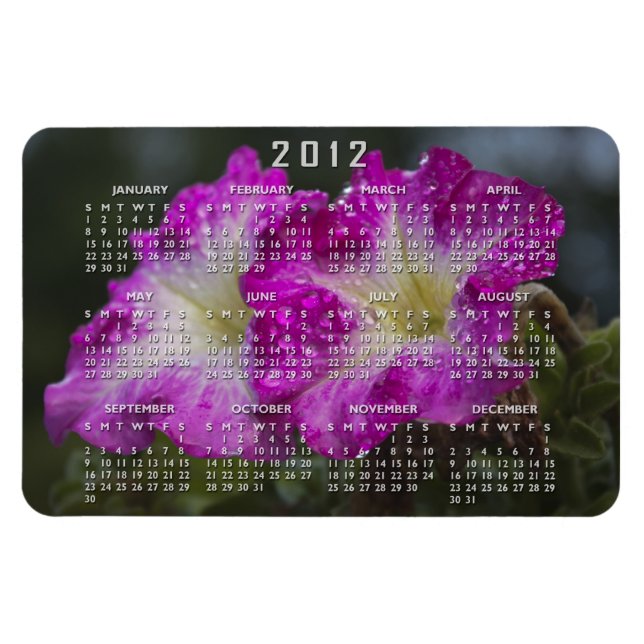 After The Rain Calendar Premium Magnet (Horizontal)