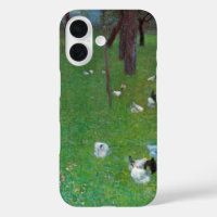 After the Rain, Garden Chickens by Gustav Klimt