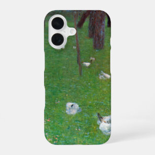 After the Rain, Garden Chickens by Gustav Klimt iPhone 16 Case