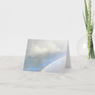 After the Storm Rainbow Holiday Card