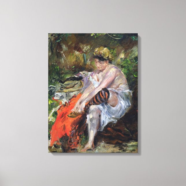 After The Swim, 1906 Canvas Print (Front)