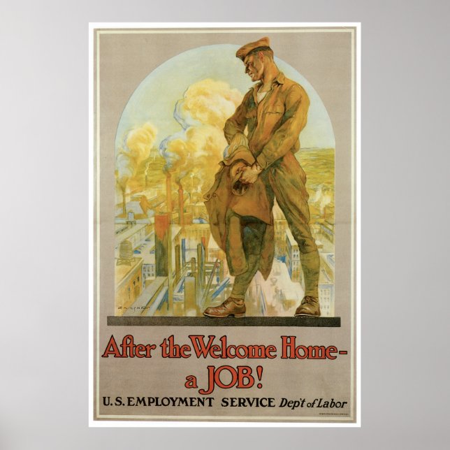 After the Welcome Home ~ a Job! Poster (Front)