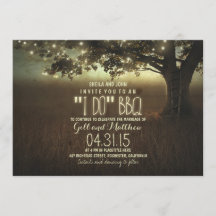 after wedding i do bbq invitation