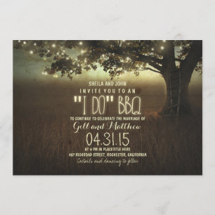 after wedding i do bbq invitation