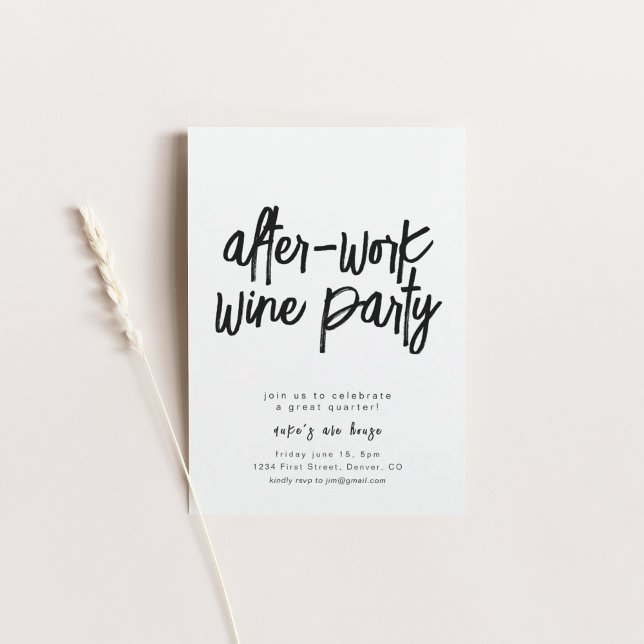 After Work Party Corporate Invitation (Creator Uploaded)