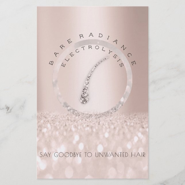 Aftercare Instructions Rose Glitter Electrolysis1 Flyer (Front)