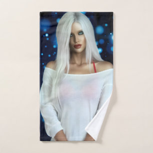 Afterglow hand towel