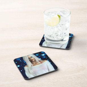 Afterglow hard plastic coasters