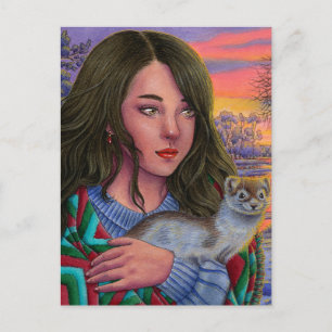 "Afterglow" postcard