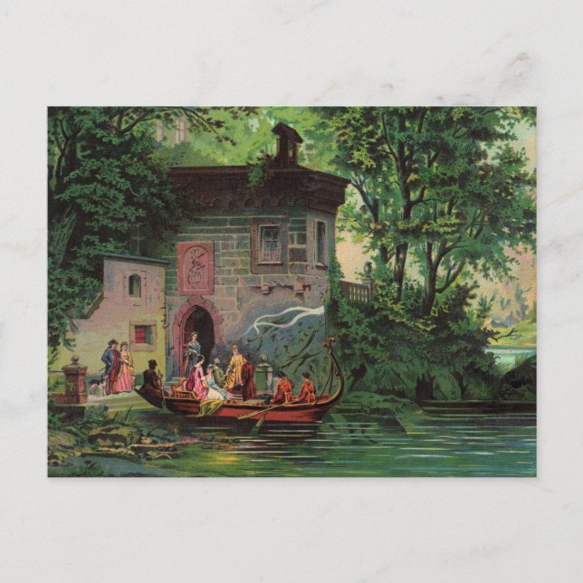 Afternoon at Lake Como Postcard (Front)