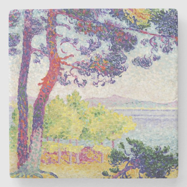 Afternoon at Pardigon, Var, 1907 Stone Coaster (Front)