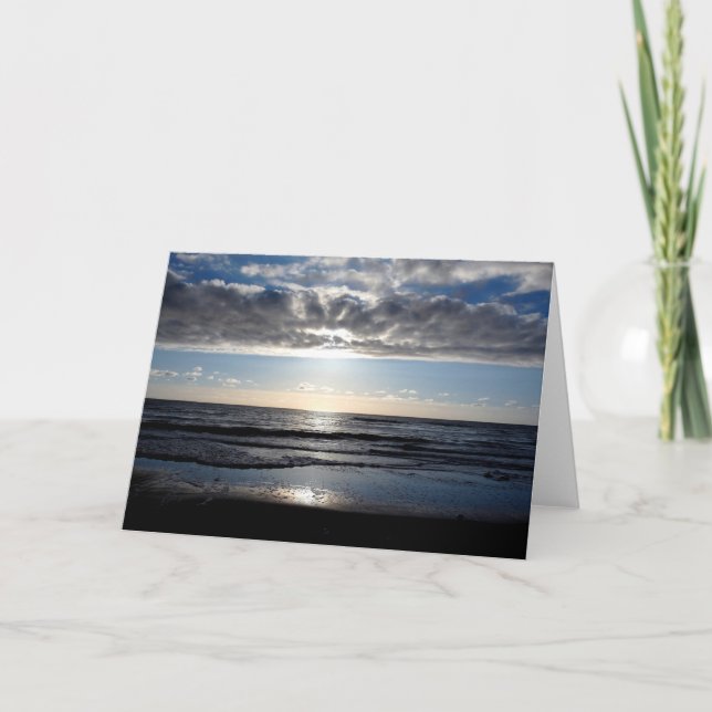 Afternoon at the Beach Card (Front)
