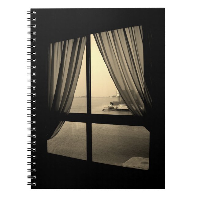 Afternoon in Bahrain Spiral Notebook (Front)