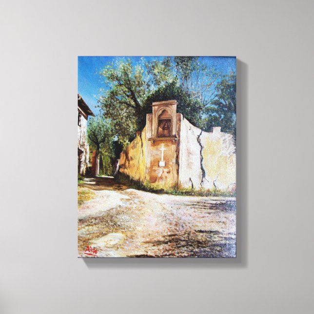 AFTERNOON IN RIMAGGIO / Tuscany View Canvas Print (Front)