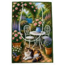 Afternoon in the garden ,cat