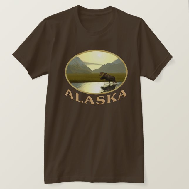 Afternoon Moose T-Shirt (Design Front)