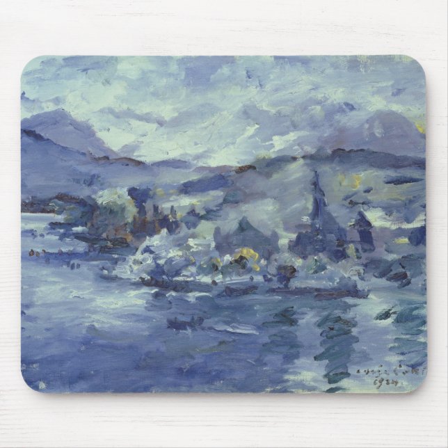 Afternoon on Lake Lucerne, 1924 Mouse Pad (Front)