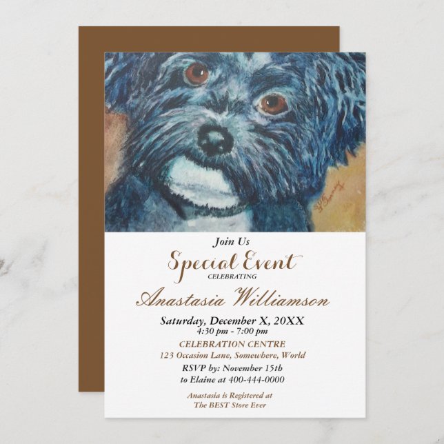 AFTERNOON PAWTY EVENT INVITE (Front/Back)