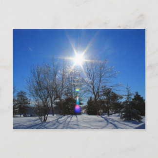 Afternoon Sparkly Sun Postcard