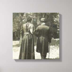 Afternoon Stroll Wrapped Canvas
