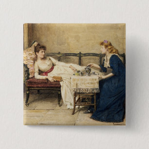 Afternoon Tea 15 Cm Square Badge