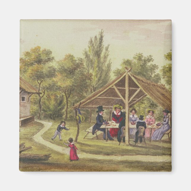 Afternoon tea at a tavern from the journal of magnet (Front)