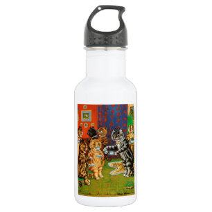 Afternoon Tea Cats, Louis Wain 532 Ml Water Bottle