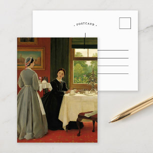 Afternoon Tea   George Dunlop Leslie Postcard