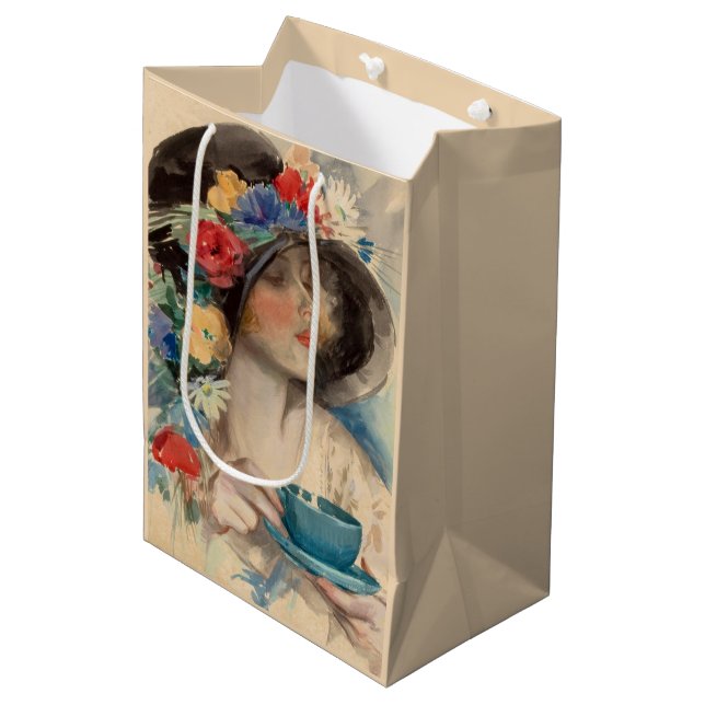 Afternoon Tea - Harrison Fisher Medium Gift Bag (Front Angled)