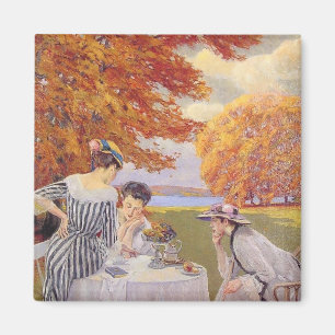 Afternoon tea in the park magnet