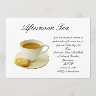afternoon tea invitation