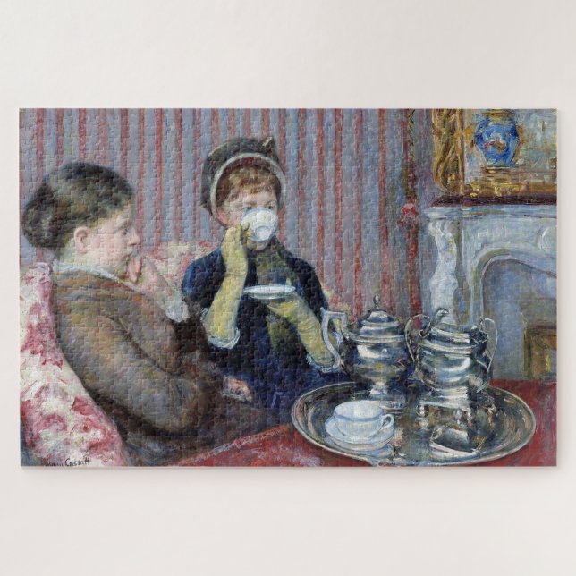 Afternoon Tea, Mary Cassatt Jigsaw Puzzle (Horizontal)