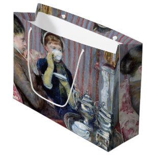 Afternoon Tea, Mary Cassatt Large Gift Bag