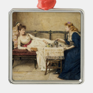 Afternoon Tea Metal Tree Decoration